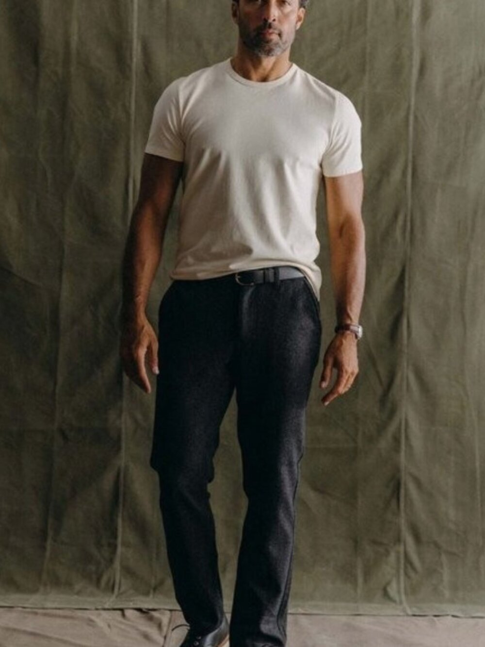 NWT RARE Taylor Stitch Mens The Carnegie Pant in Heather Charcoal Wool 32x32